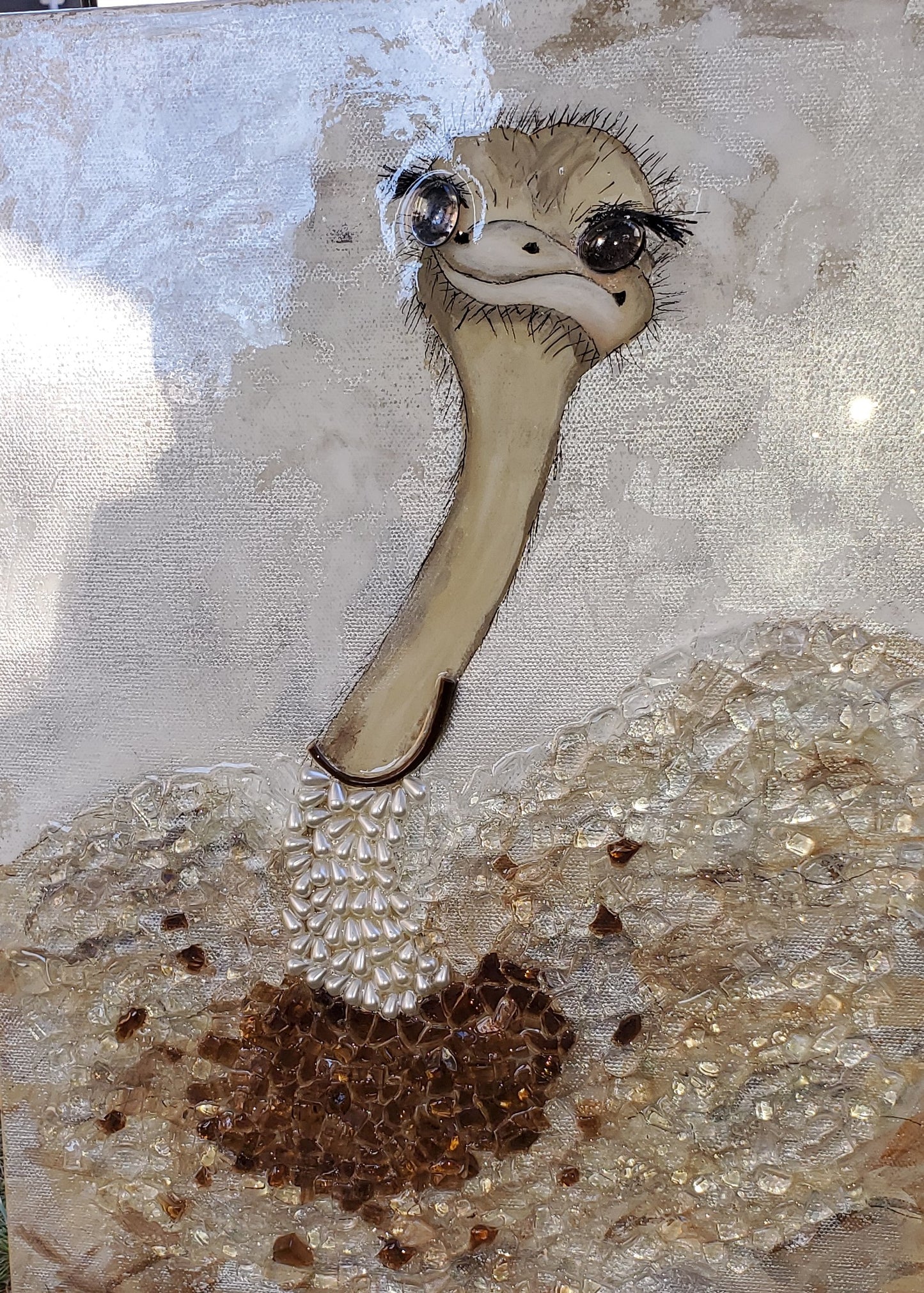2035-Ostrich 12x16
