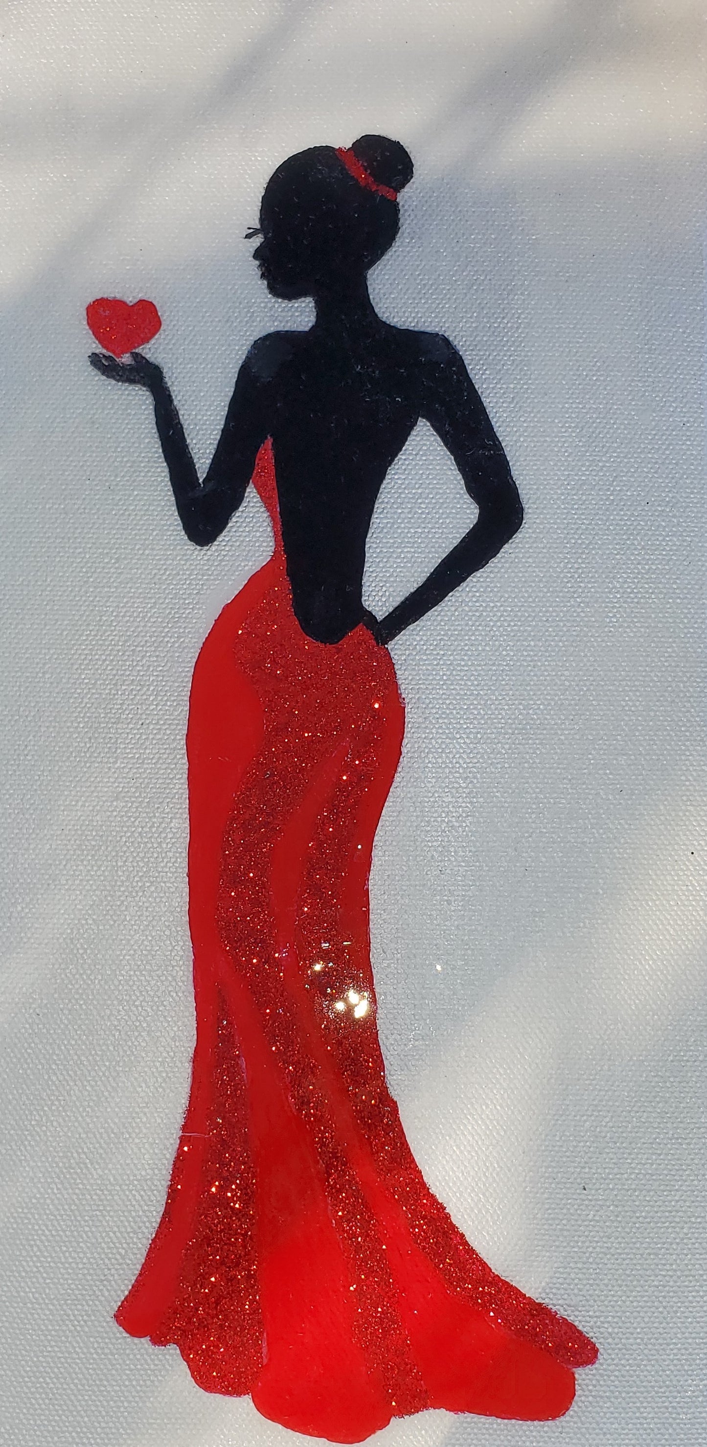 2047-Red Dress 6x12