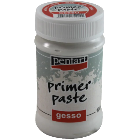 Pentart Primer Paste Gesso White 100ml for porous surfaces