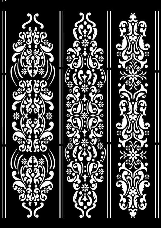 Decoupage Queen  Stencils A4 8.3 X 11.7  inches