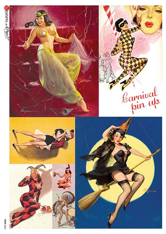 Paper Designs PINUP 0022 RICE PAPER A3  (11.7 X 16.5 INCHES)