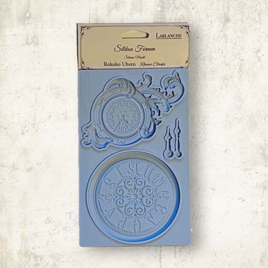 LaBlanche Rococo  Clocks Silicone Mould Limited Edition