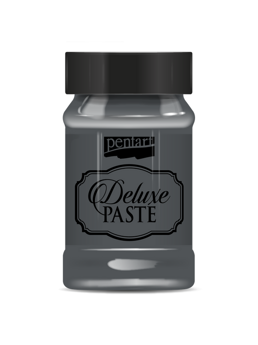 Pentart deluxe paste 100 ml anthracite