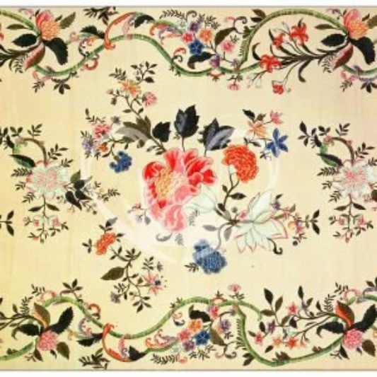 Posh Chalk Deluxe Decoupage  Paper Antique Floral A3 (11.7 X 16.5 INCHES)