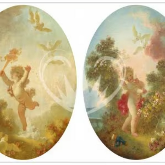 Posh Chalk Deluxe Decoupage Paper Cherubs A3 (11.7 X 16.5 INCHES)