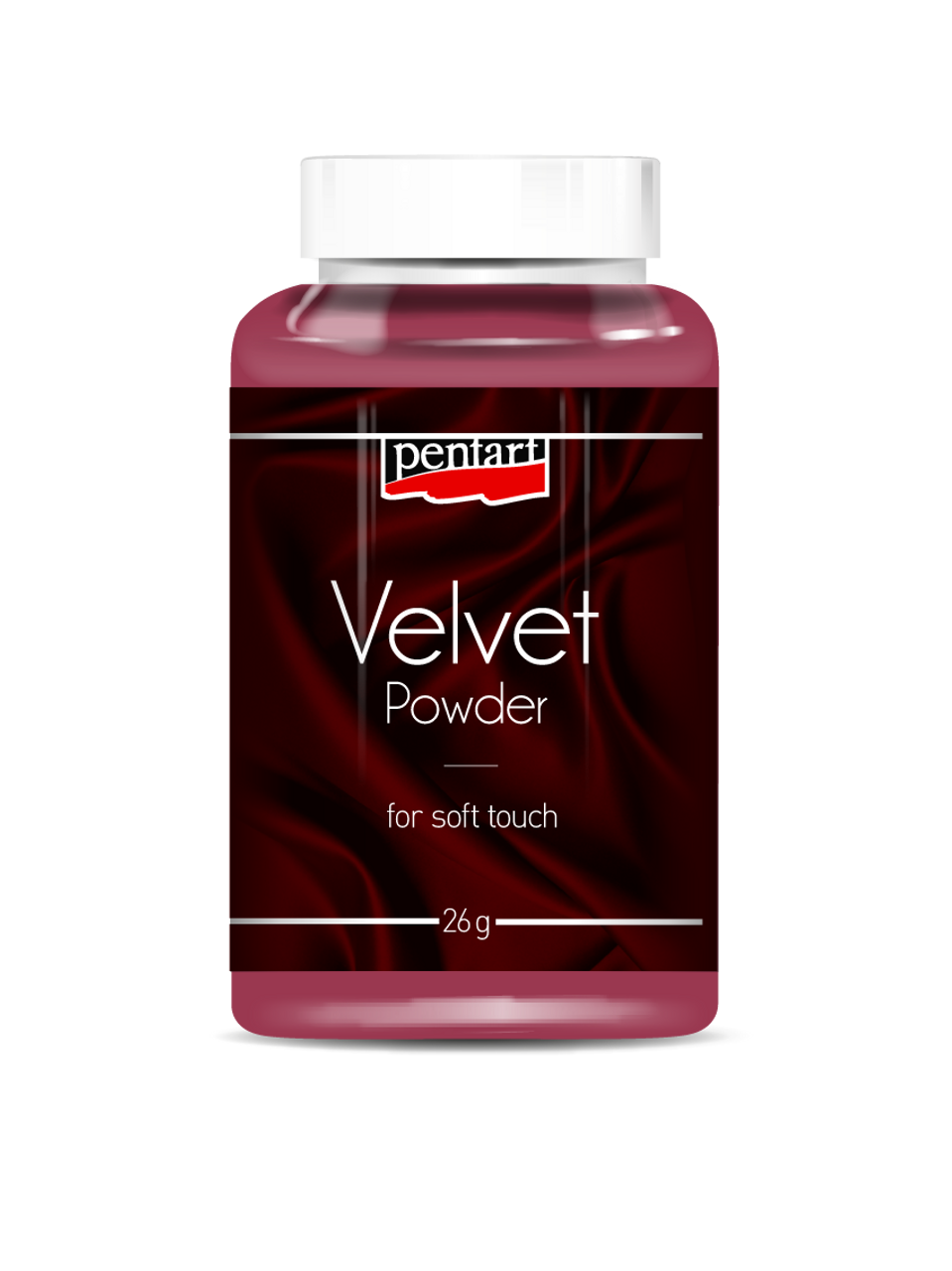 Velvet Powder Garnet Red