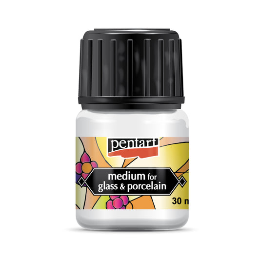 Pentart  Glass and Porcelain paint Medium 30 ml