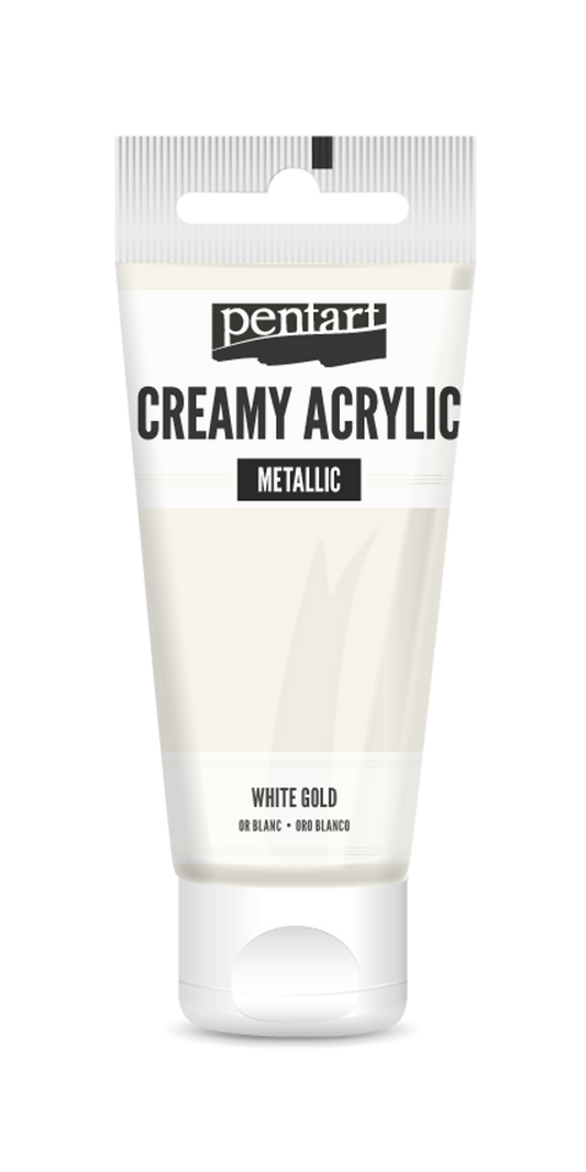 Pentart creamy acrylic metallic paint  60 ml