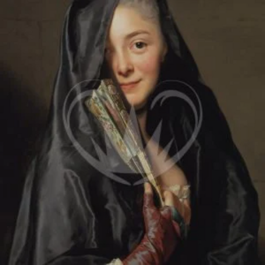 Posh Chalk Deluxe Decoupage Paper Veiled lady  A1 (23.4 x 33.1 inches)