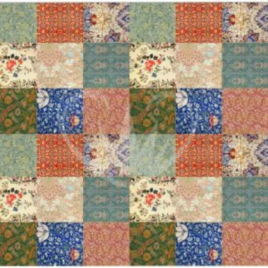 Posh Chalk Deluxe Decoupage Paper  Patchwork A1 (23.4 x 33.1 inches)
