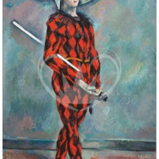 Posh Chalk Deluxe Decoupage Paper Scarlet Harlequin A3 (11.7 X 16.5 INCHES)