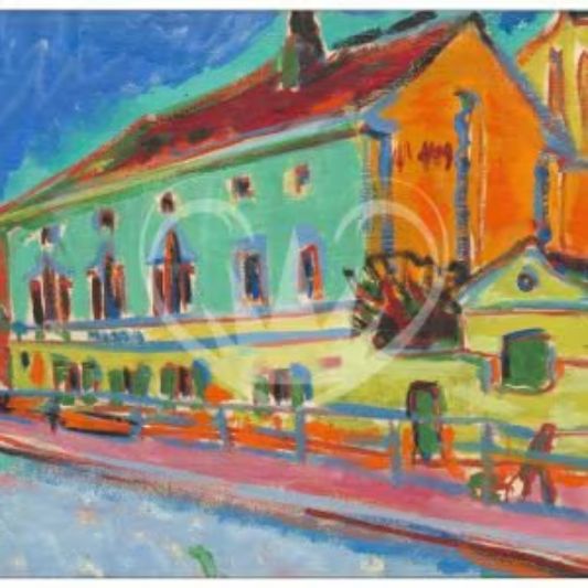 Posh Chalk Deluxe Decoupage Paper Street at Sunset A3 (11.7 X 16.5 INCHES)