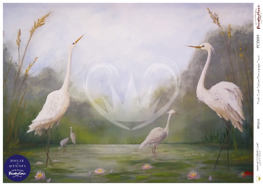 Posh Chalk Deluxe Decoupage Utopia A3 (11.7 X 16.5 INCHES)